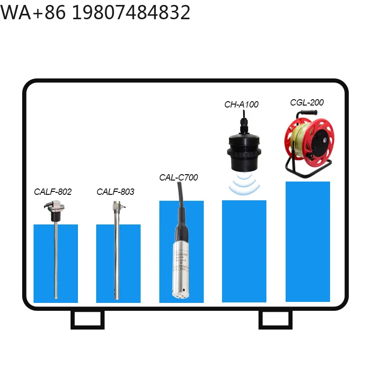4-20mA Industrial Liquid Level Transmitter Digital Display Tank Water Level Indicator High Precision Automatic Controller