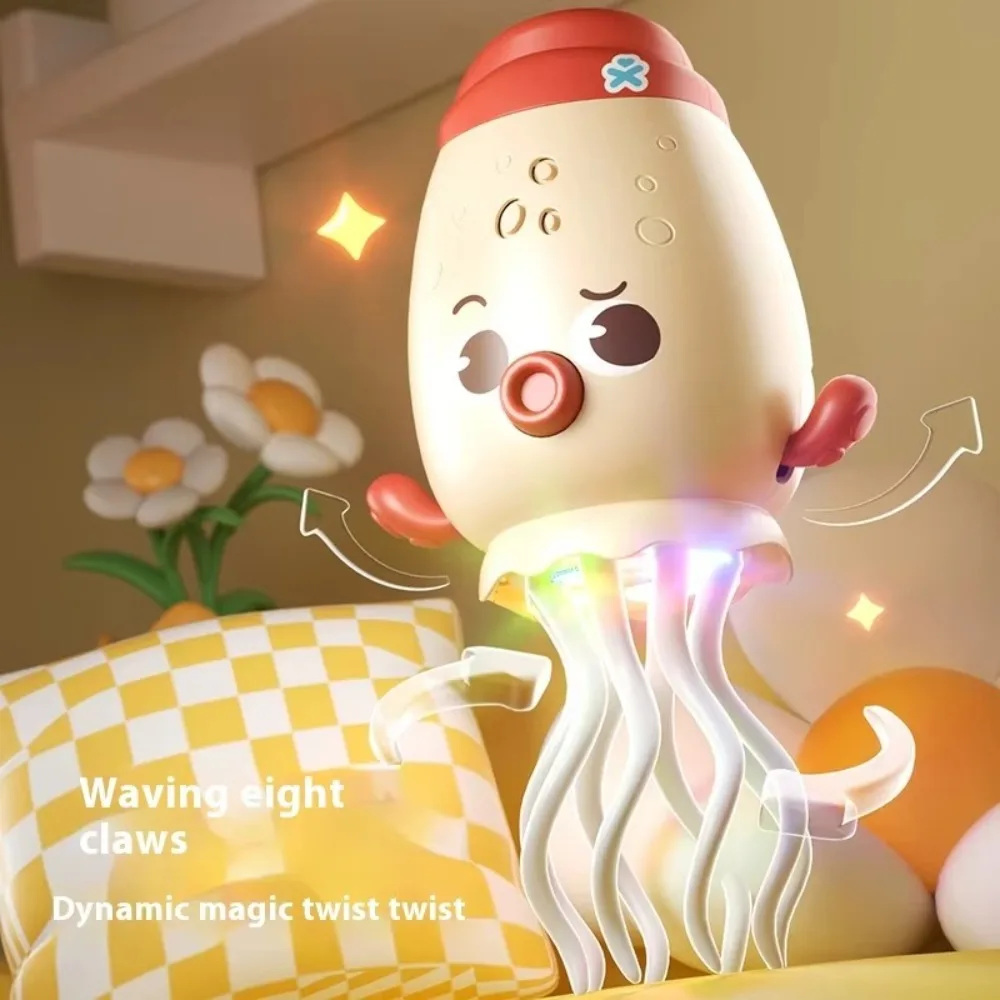 

with Music Electric Dancing Octopus Toy Automatic Obstacle Avoidance with Lights Crawling Dancing Octopus Sensor Toy