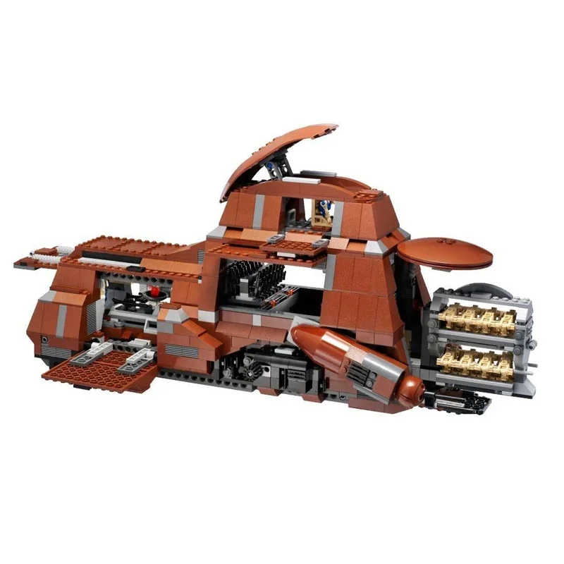 

1338pcs MTT Containerized Battle Droids Troop Carrier Trade Federation MTT MOC Building Blocks Model DIY Bricks Toys 7662 05069