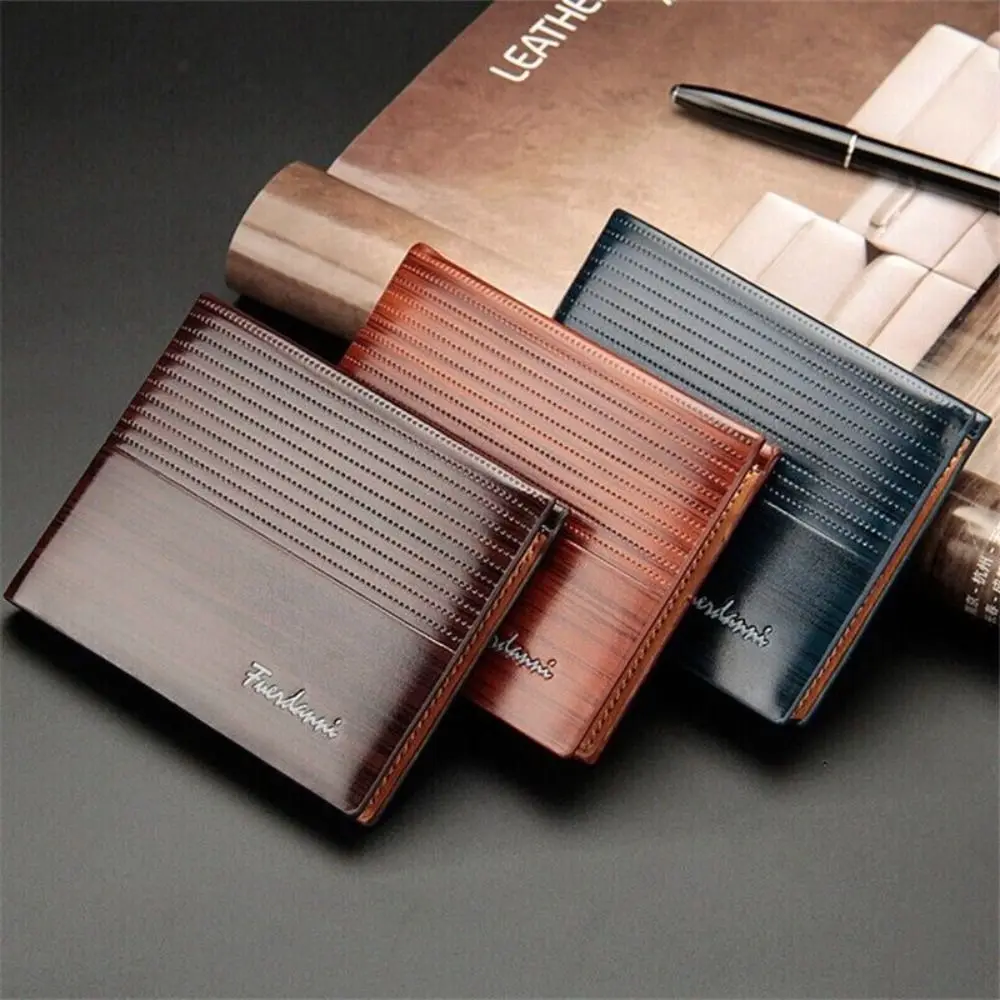 

Mens Leather Designer Wallet RFID Safe Contactless Card Blocking ID Protection Business Purse Credit Card Holders Fashion