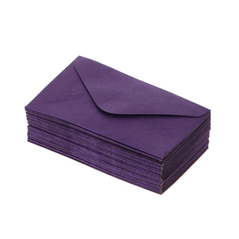 

School Supplies 50Pcs/Pack Blank Wedding Retro Party Colorful Envelopes Paper Envelopes Mini Envelopes Invitation Envelopes