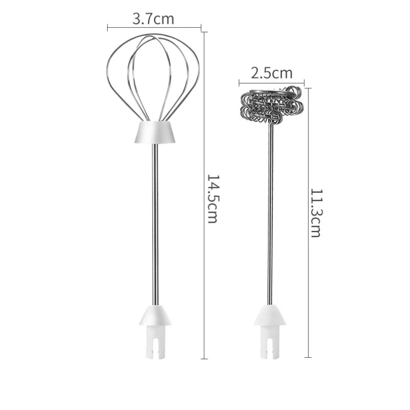 Leite elétrico frother portátil recarregável espuma fabricante handheld foamer alta velocidades beber misturador elétrico batedor