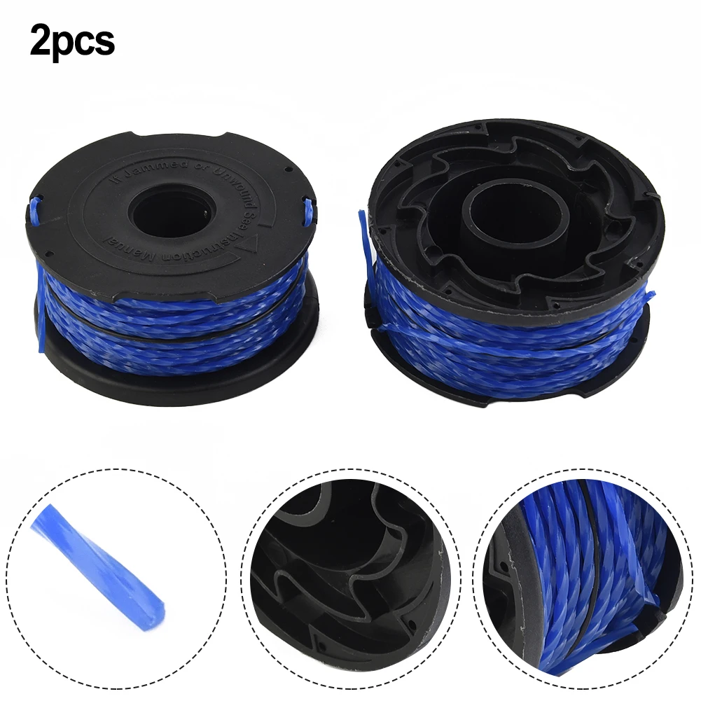 New Practical High Quality Garden Home Yard Spool Thread Spool 2PCS Accessories For Black & Decker GL652 GL653