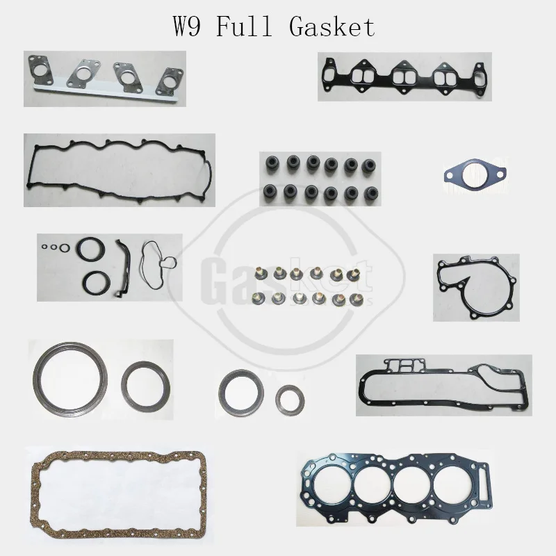 

Complete repair Overhaul FOR MAZDA K2400 XA T2500 HA T3000 W9 Engine Parts full set gasket OK612-99-100