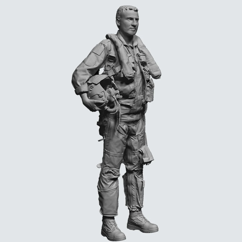 1/32 US Air Force pilot, Resin Model figure soldier, Military themes, Unassembled and unpainted kit