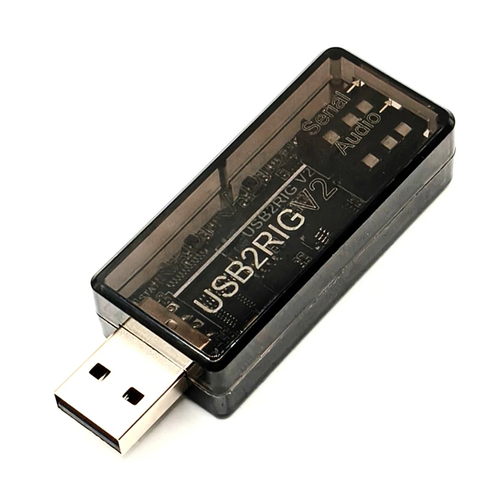 

USB-адаптер для радиолюбительской связи 53*24*14 мм: подключение компьютера к радиостанции, звуковая карта, последовательный порт USB