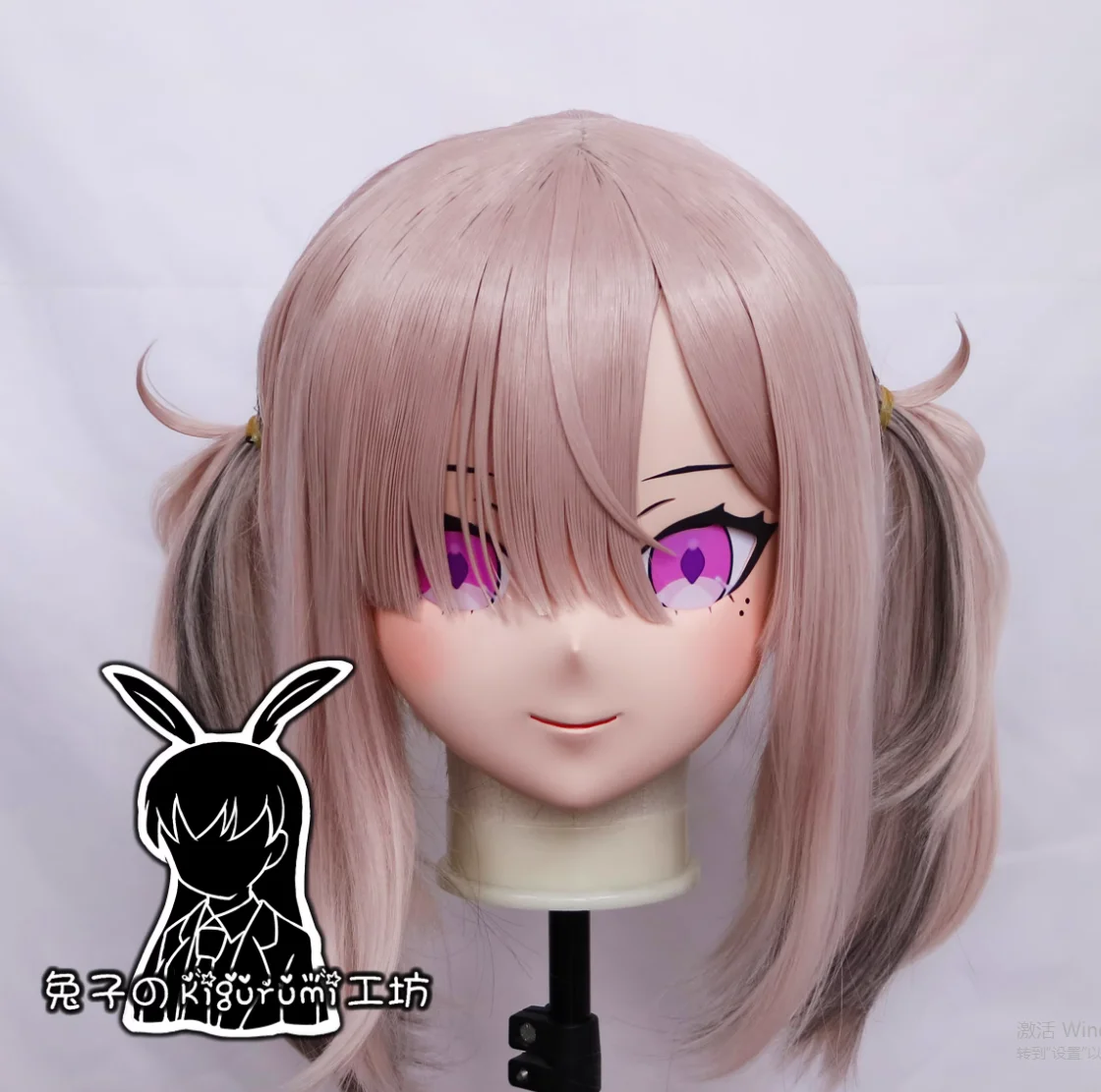 

(RB0409)Customize Lockable Full Head Resin Cartoon Cosplay Japanese Character Anime Role Play Kigurumi Mask With Back Shell