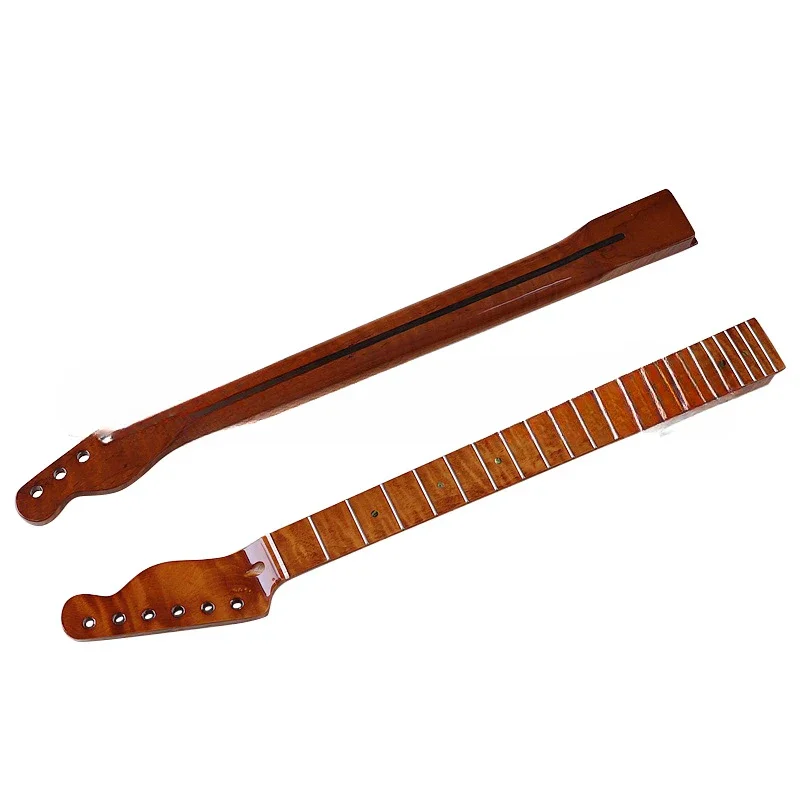 TL22 tiger pattern roasted maple bright color shell point 5.6 wide neck maple modified DIY musical instrument accessories