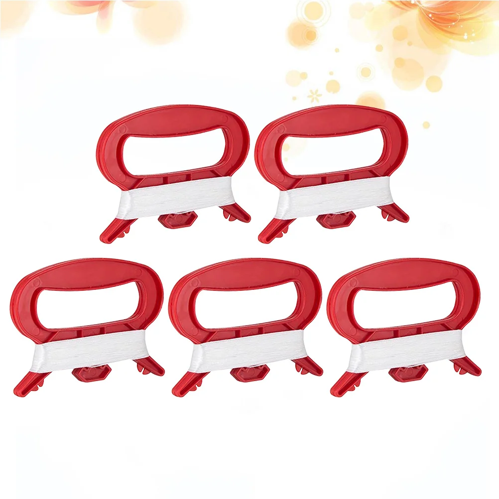 5Pcs 플라잉 카이트 라인 와인딩 보드 100m 강력하고 내구성이 뛰어난 트와인 스트링 경량 야외 스포츠 액세서리 카이트 와인딩 보드