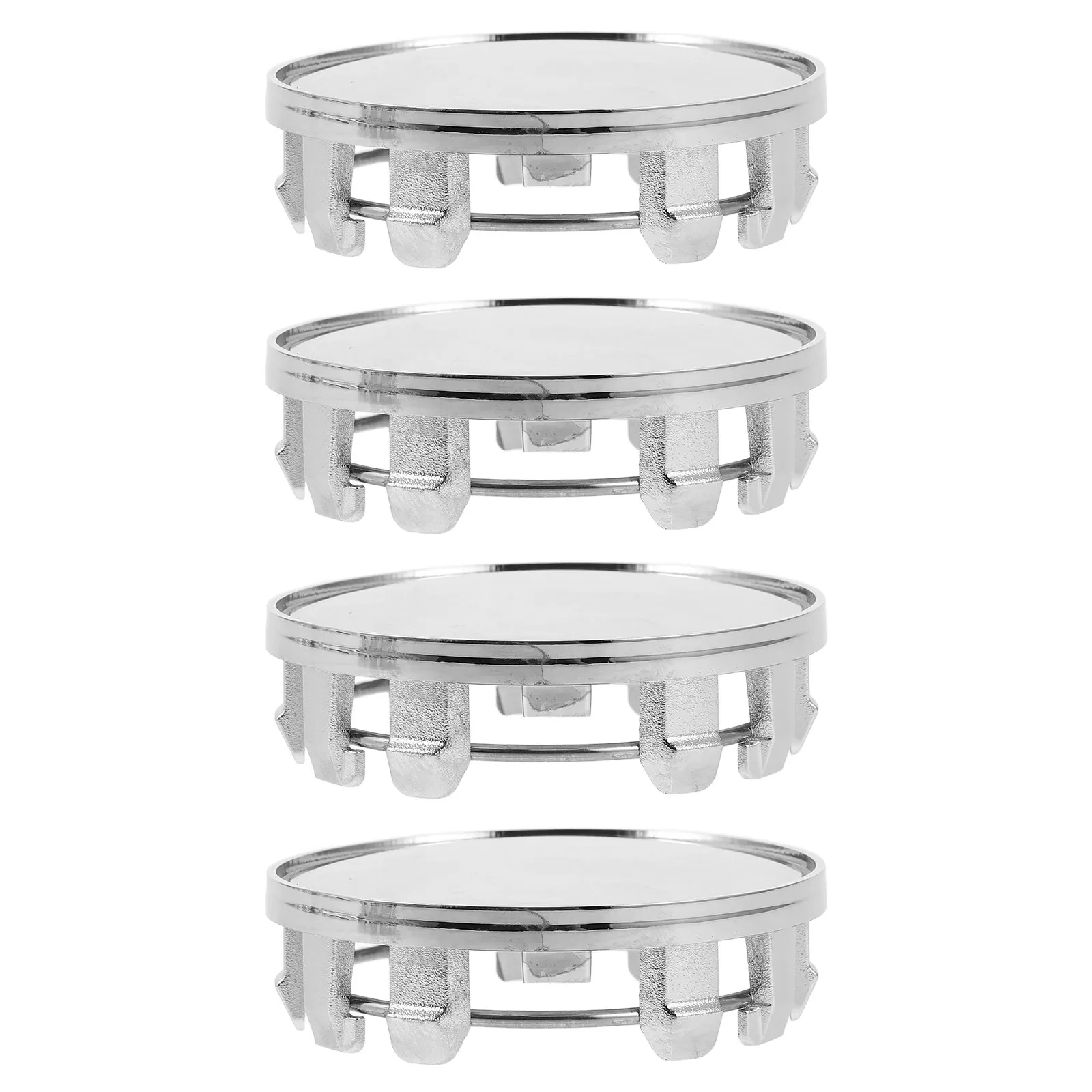 

4pcs Black 59MM Outer 57MM Inner Blank Hub Center Caps Car Wheel Tire Accessories Replacement Hub Covers Vehicle