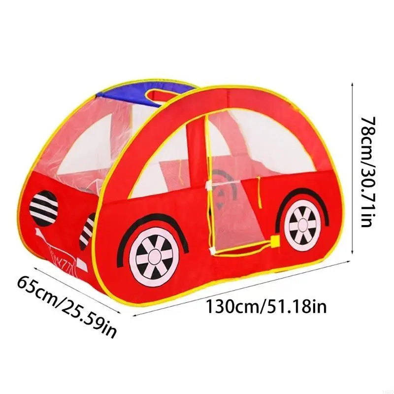 Y88d pour house intérieure tente dessin animé tente voiture interactive tente pop-up pour garçons jardin jardin