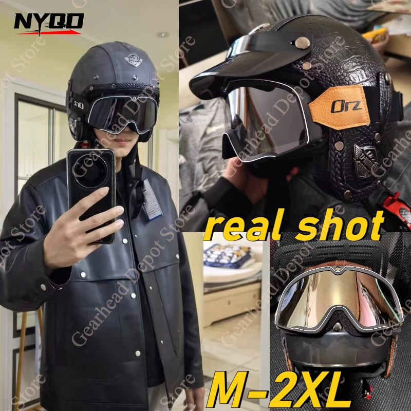 orz-retro-vintage-classic-3-4-half-safety-helmet-3c-certified-light-unisex-urban-motorcycle-cruiser-electric-scooter-personality