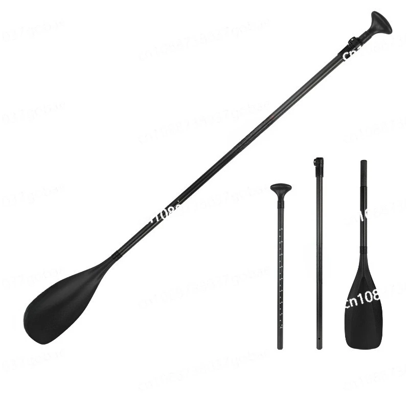 

T03 Full Carbon Paddle SUP Carbon Fiber Surfing Single Head Paddle, Paddle Board Three-stage Racing