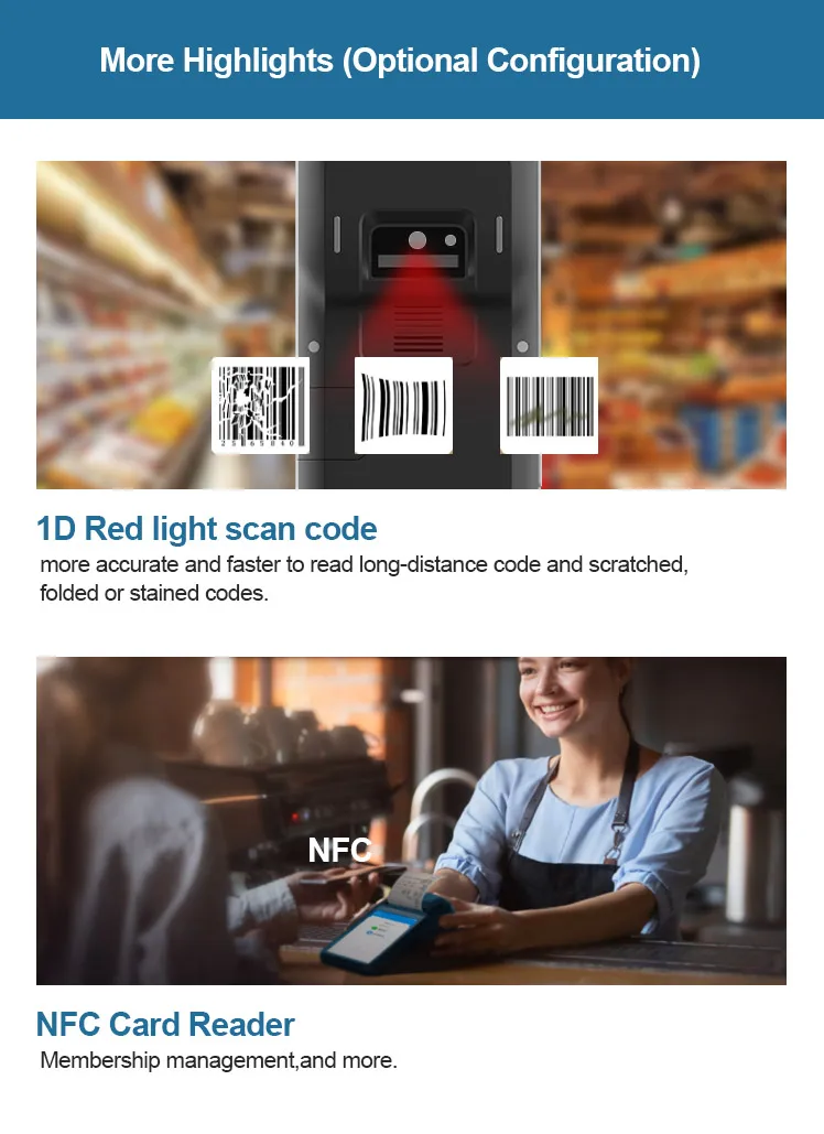 آلة الدفع المتنقلة المحمولة نظام Android Pos 4g Nfc يده Pos رخيصة غير متصل Mini Pos Terminal الدفع المحمول