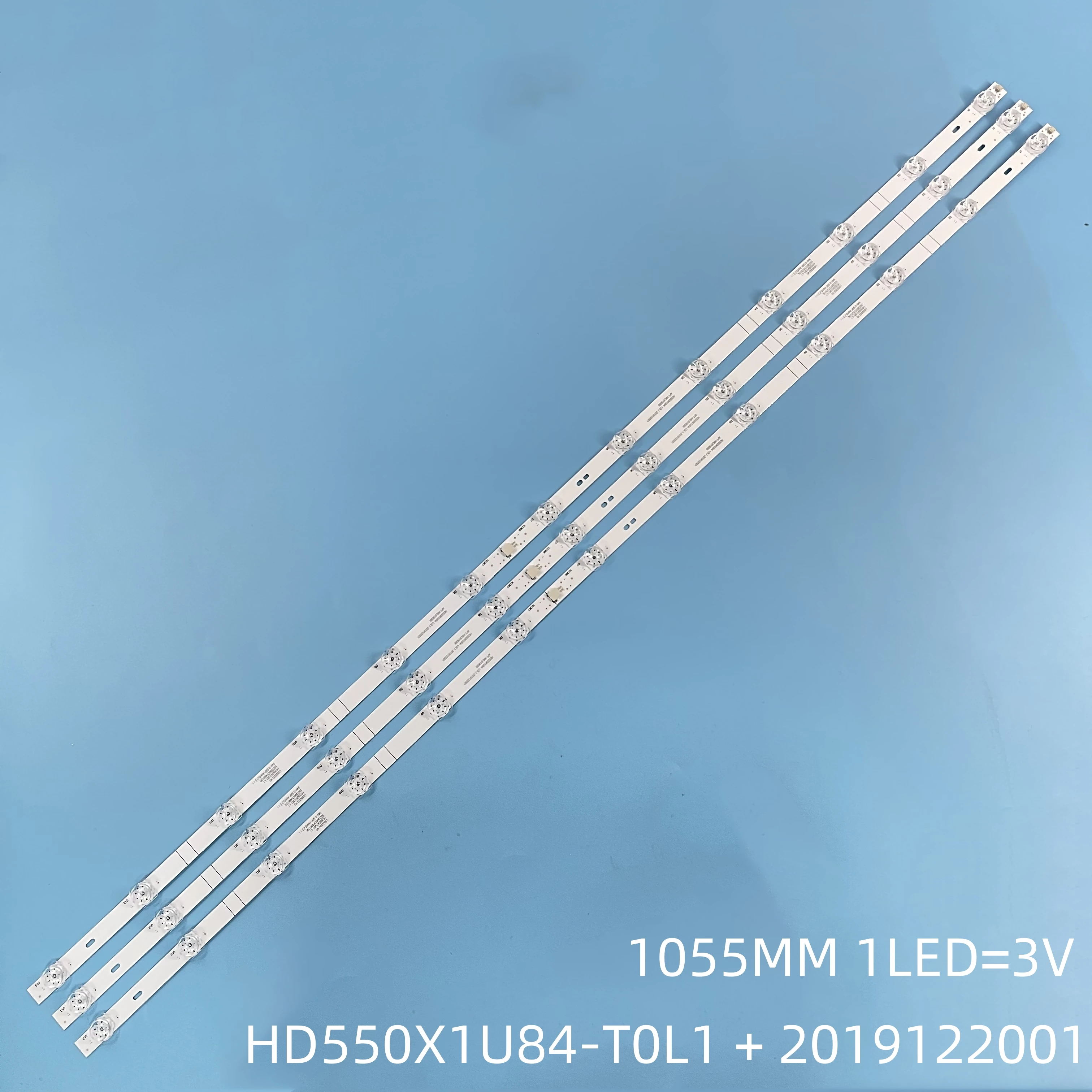 100% New LED Strips for Toshiba 55 TV 55U5069 HD550X1U84-T0L1+2019122001 APT-HXLB19088 HD550X1U84 T0L1 2019122001 APT HXLB19088