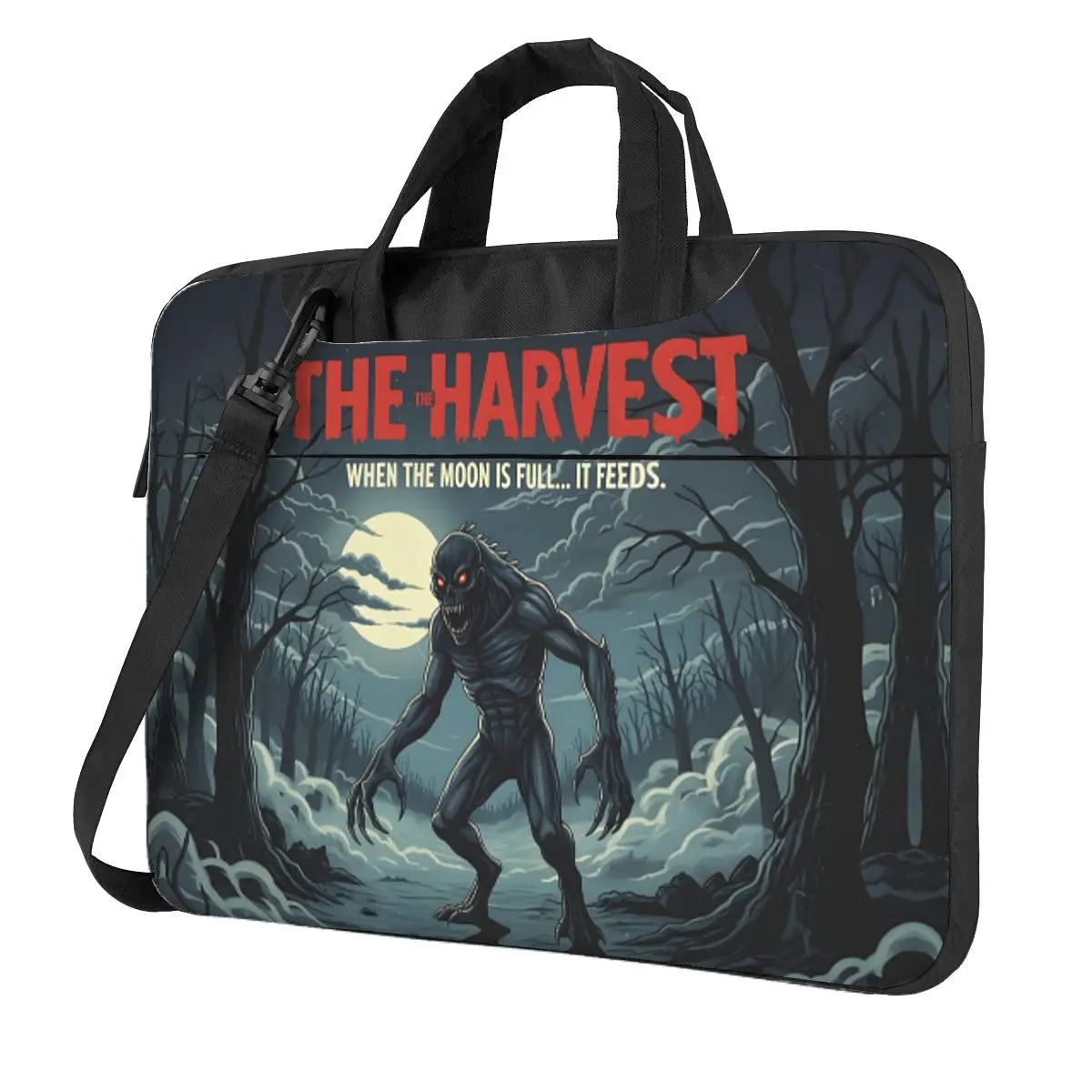 

The Harvest Poster Retro Classic Horror Movie Crossbody Laptop Bag Case Computer Bag Notebook Pouch for Macbook Pro Lenovo