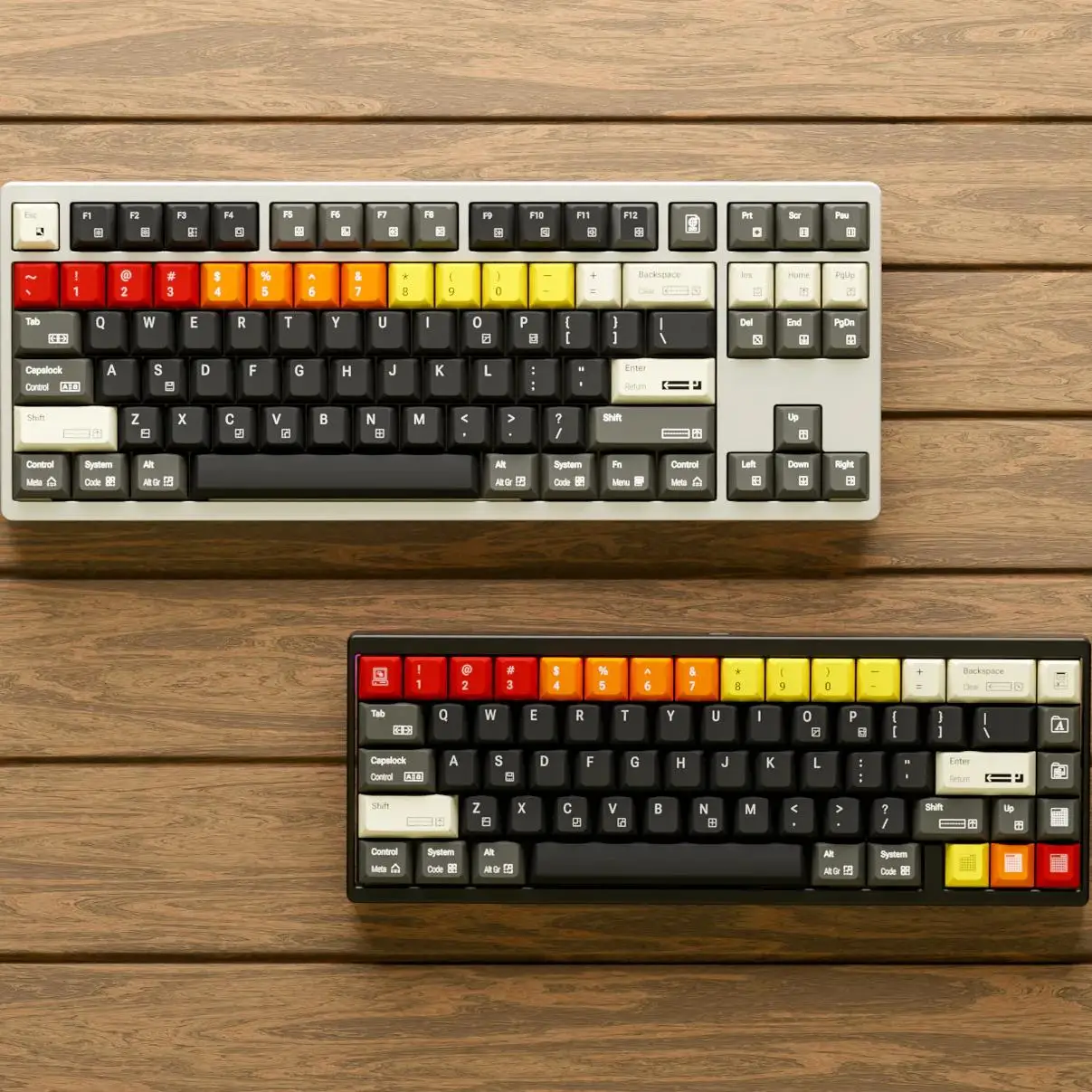 Old Seaside Retro R2 Original High ABS Keycap UV-Druck