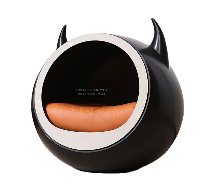 3D Printed Cat House, Stylish Breathable Cat Bed for Indoor Use