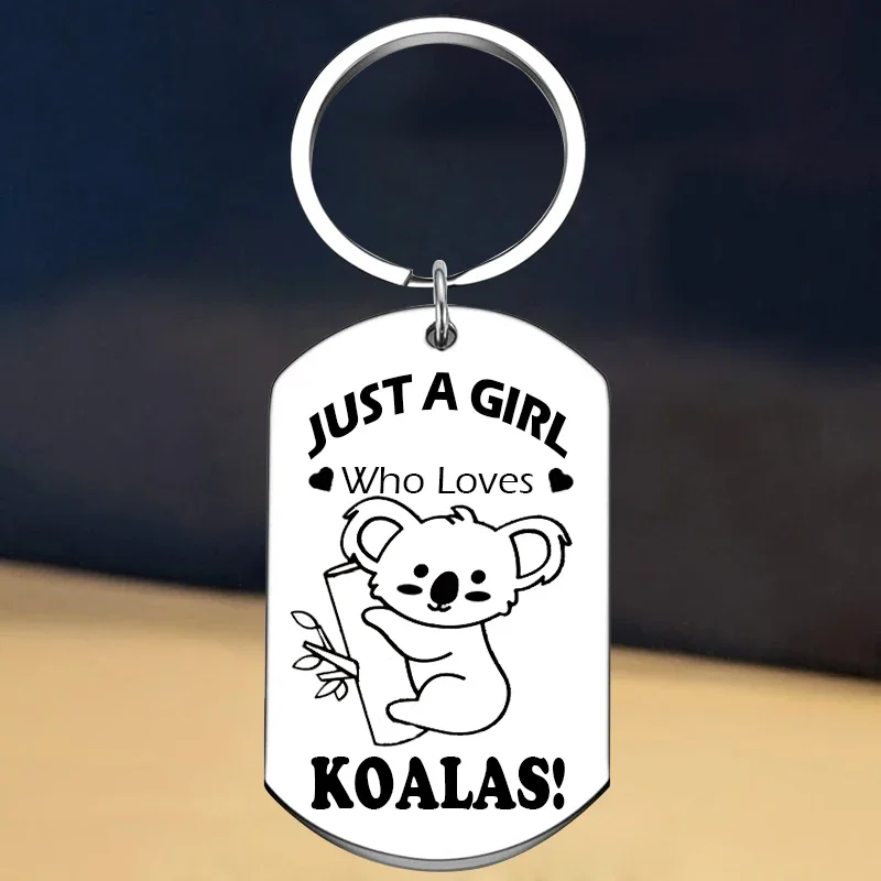 New Koala Gift Keychain koala birthday Key Rings koala Lover Gift girl sister friend daughter chrismas gift