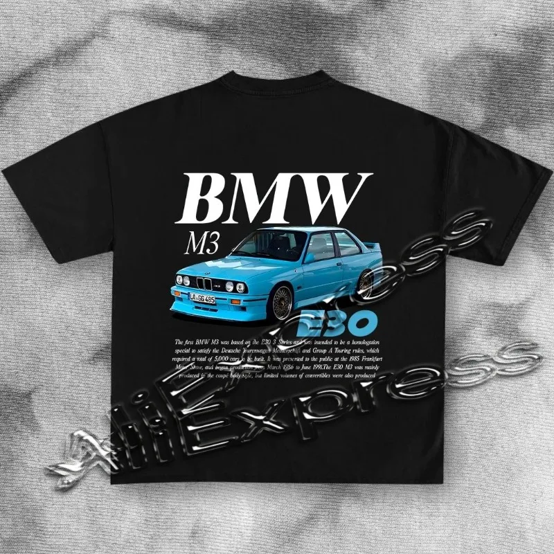 

BMW M3 E30 Мужская футболка Y2K Ретро автомобильный дизайн Sexmachine щупальца One Direction Jujutsu Kaisen Tiki Графическая футболка для мужчин MOTO