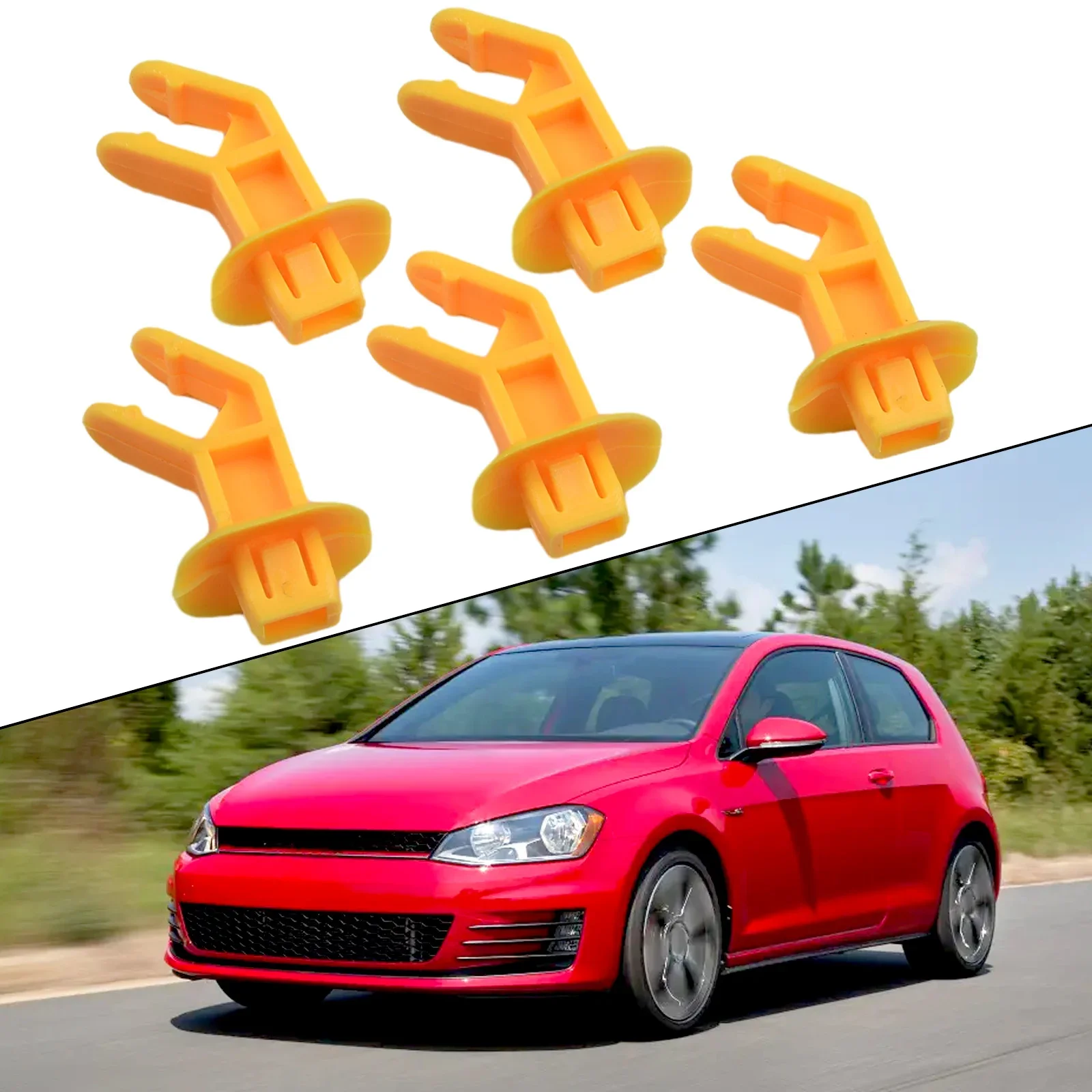 

Clips Rod Clip Prop Rod Clip Yellow Nylon Practical 5x AM5Z16828A CV6Z-16828-A For Ford Focus Holder Hood-Support