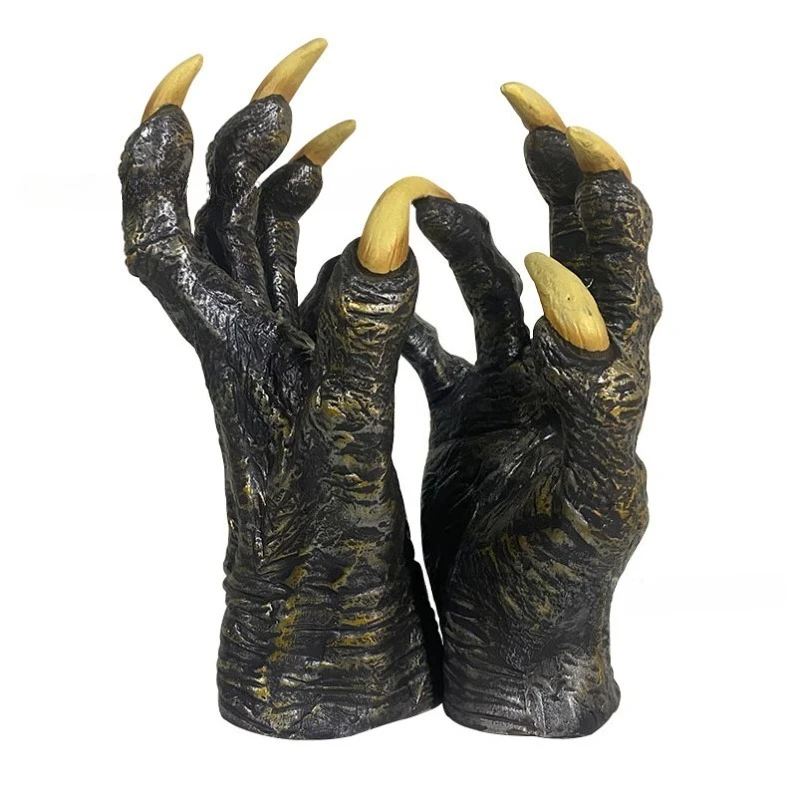 Gants Loup-Garou Réalistes en Latex – photo 2
