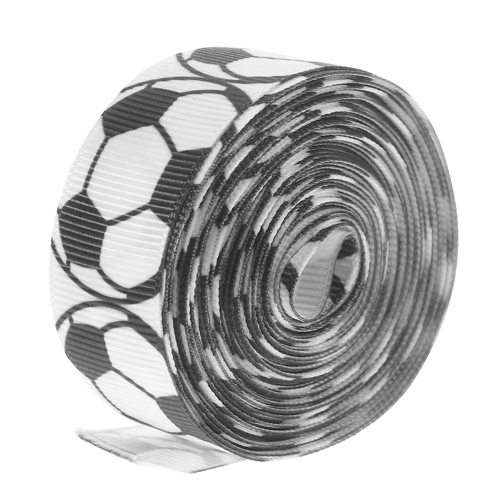 Soccer Scrunchies Hair Ties Football Ribbon Decoration Gift Creative Cake Ribbons Packing Fabric