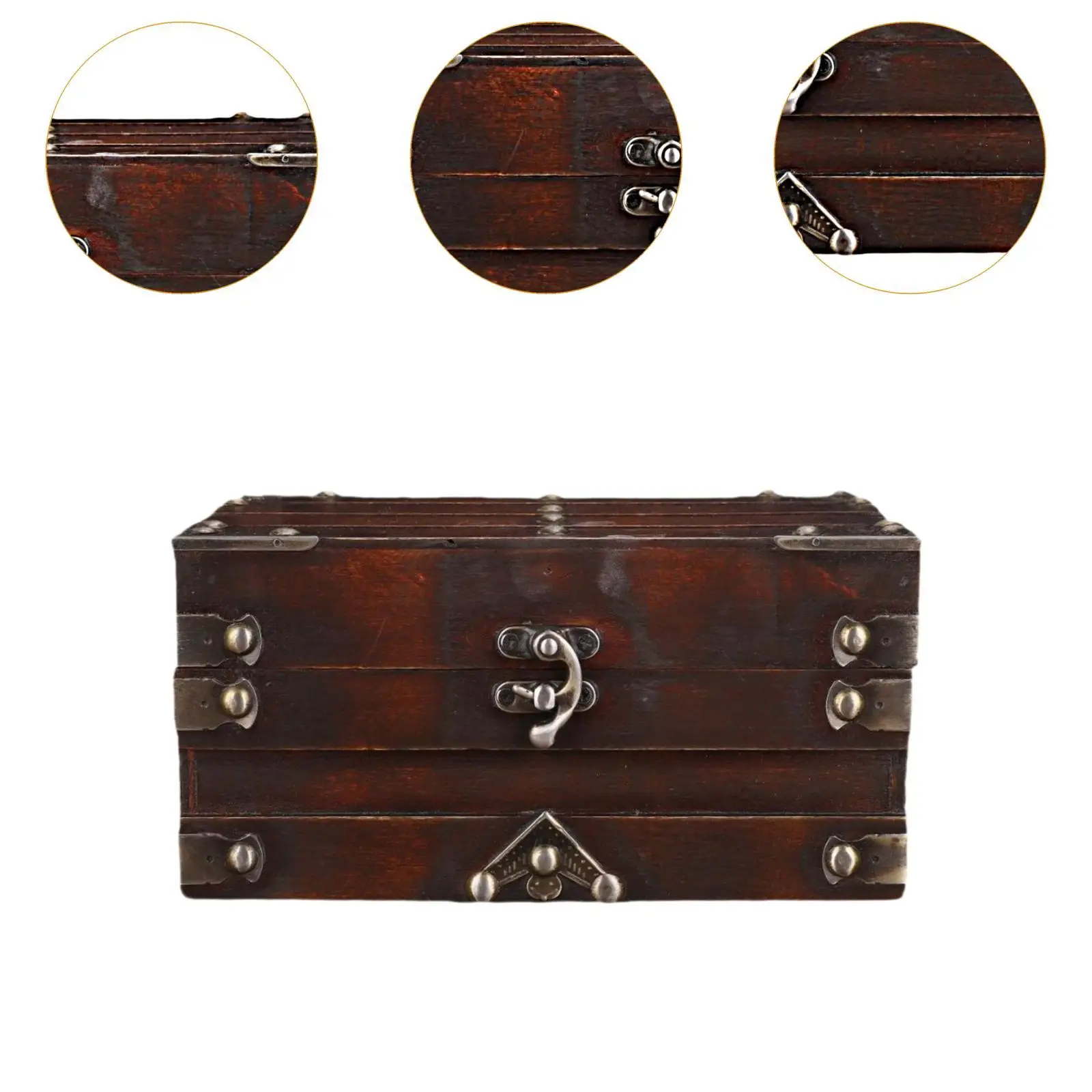 صندوق حلية صندوق مجوهرات خشبي مع غطاء مجوهرات للجسم خواتم زفاف هدية عيد ميلاد