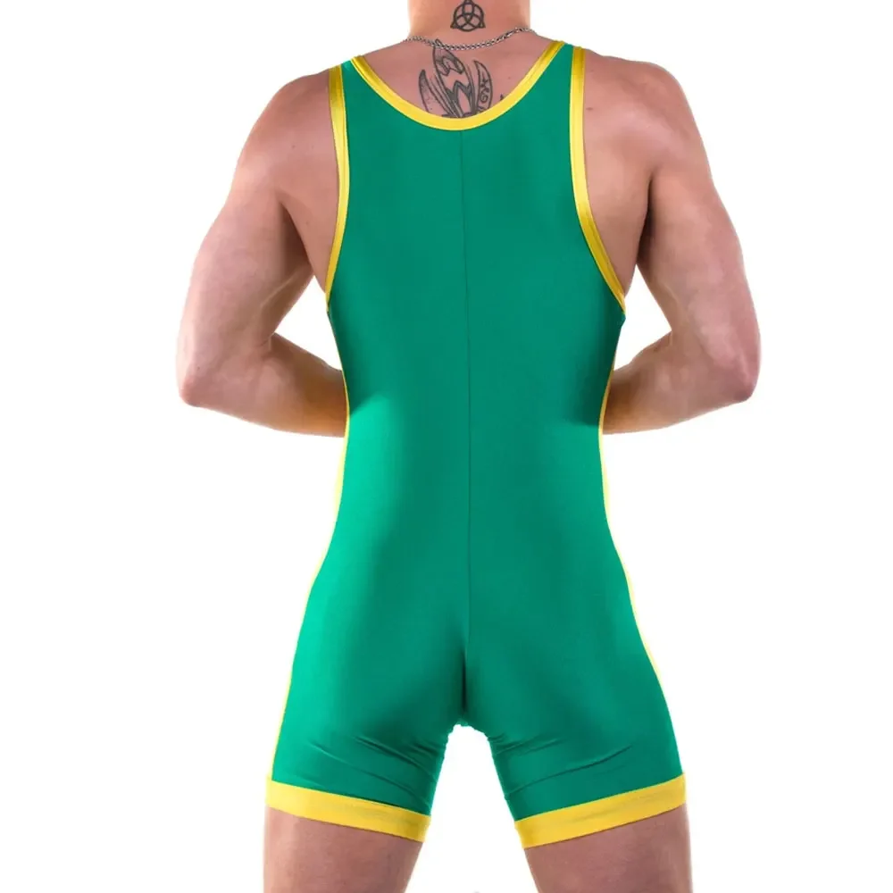 Men\'s Singlet Wrestling Suit Gym Training Wrestling Singlets Men\'s Power lift Weightlifting Custom Made Wrestling Singlets