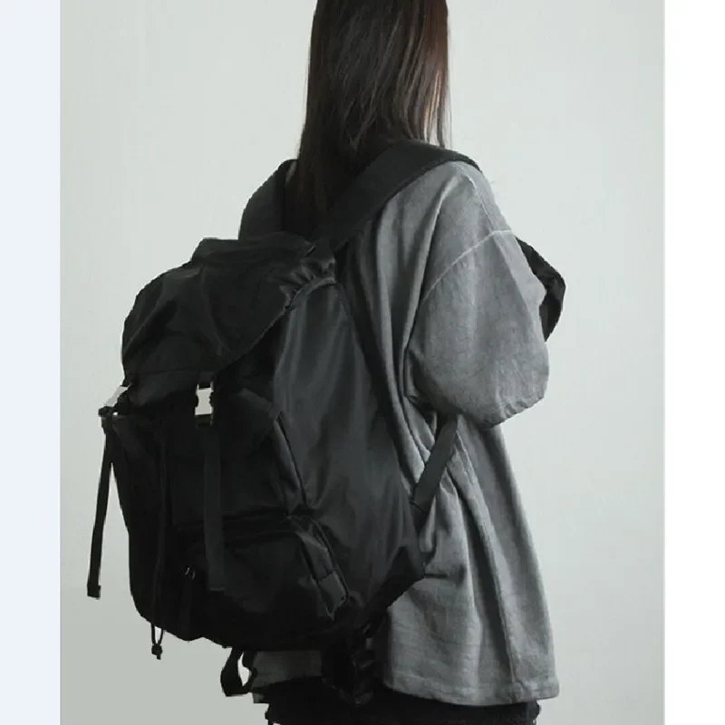 Causal Nylon American Style Unisex Backpack Fashion Laptop Outdoor Travel Camping Backpack for Women and Men School Backpack