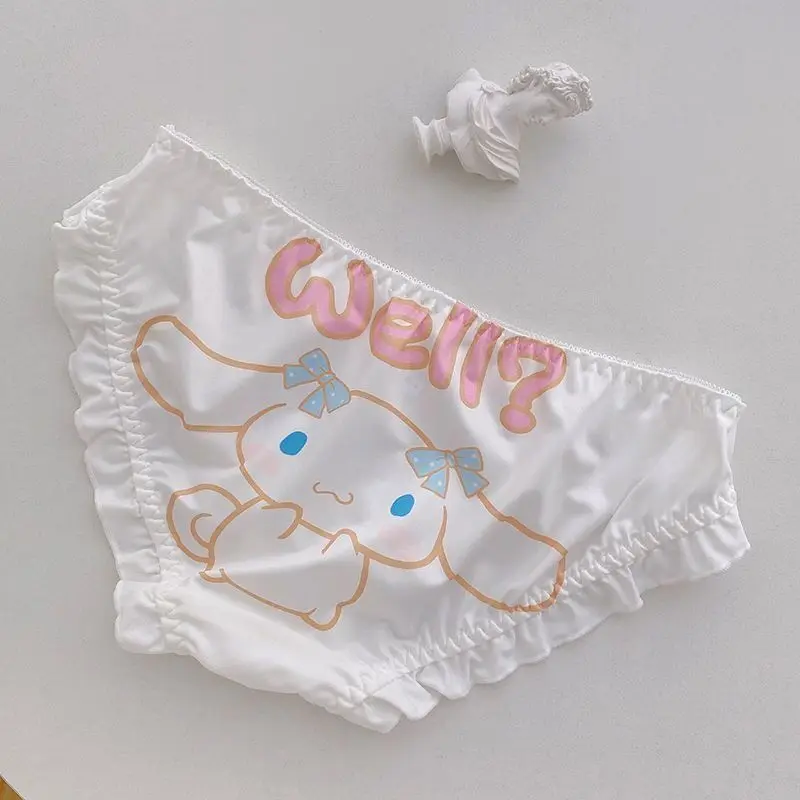 Sanrio Cinnamoroll Panties Cute Japanese Girl My Melody Sexy Lingerie  Cute Girl Kawaii Triangle Panty Underwear Women Thong