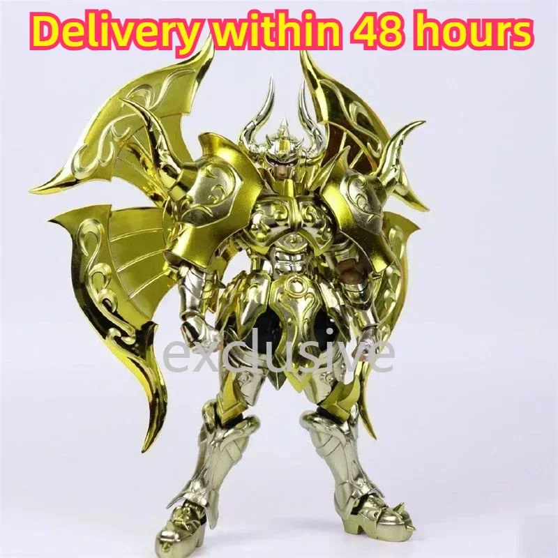 In Stock CS Model Saint Seiya Myth Cloth EX Soul of Gold SOG Taurus Aldebaran Knights of The Zodiac Metal Armor Action Figure