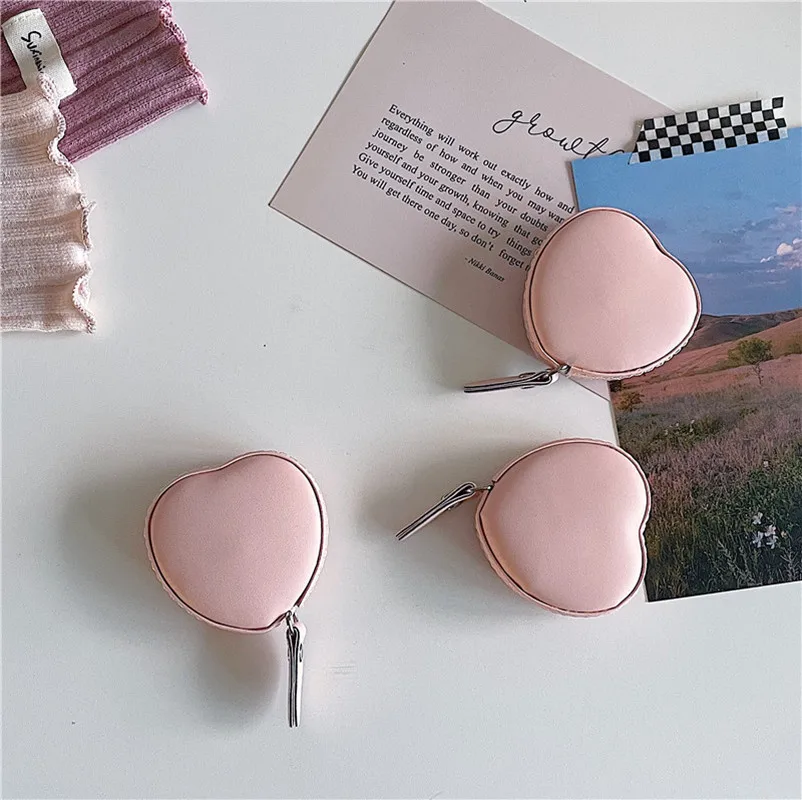 MINKYS Cute Portable Pink Love Heart Shape 1.5M Tape Measure Kawaii School Stationery Supplies