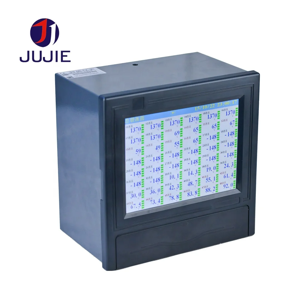 

48 Channels 10.4 Inches Color Screen Data Logger PT100 K Type Thermocouple Temperature 32 Ingang Digital Chart Recorder 4-20mA