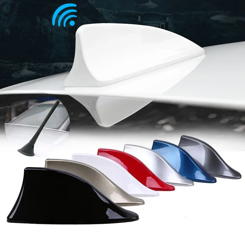 Universal  Car Shark Fin Antenna Auto Radio Signal Aerials Roof Antennas  Styling for BMW/Toyota/Hyundai/VW/Kia/Nissan