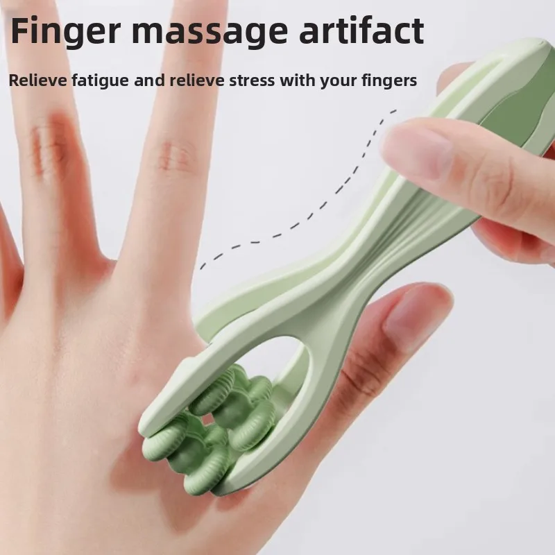 

Double Scroll Finger Massager Hand Joint Pain Tiger Mouth Acupoint Massage Mouse Hand Slimming Hand Trainer