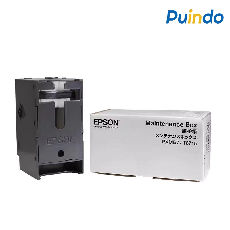 

Original PXMB8 PXMB7 T6715 T6716 Maintenance Box Waste Ink Tank For Epson WorkForce Pro C5790 M5299 M5799 ET-8700 WF-C529R