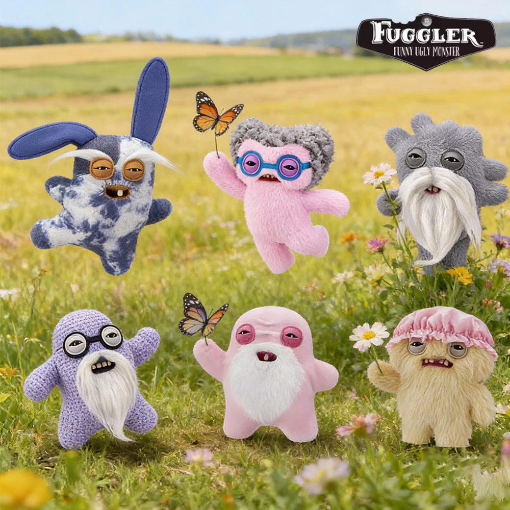 

Плюшевая кукла Fuggler Original FUGG OLD FOGIES: Мягкая игрушка-монстр с уродливыми зубами, коллекционная плюшевая игрушка для детей, подарок в коробке