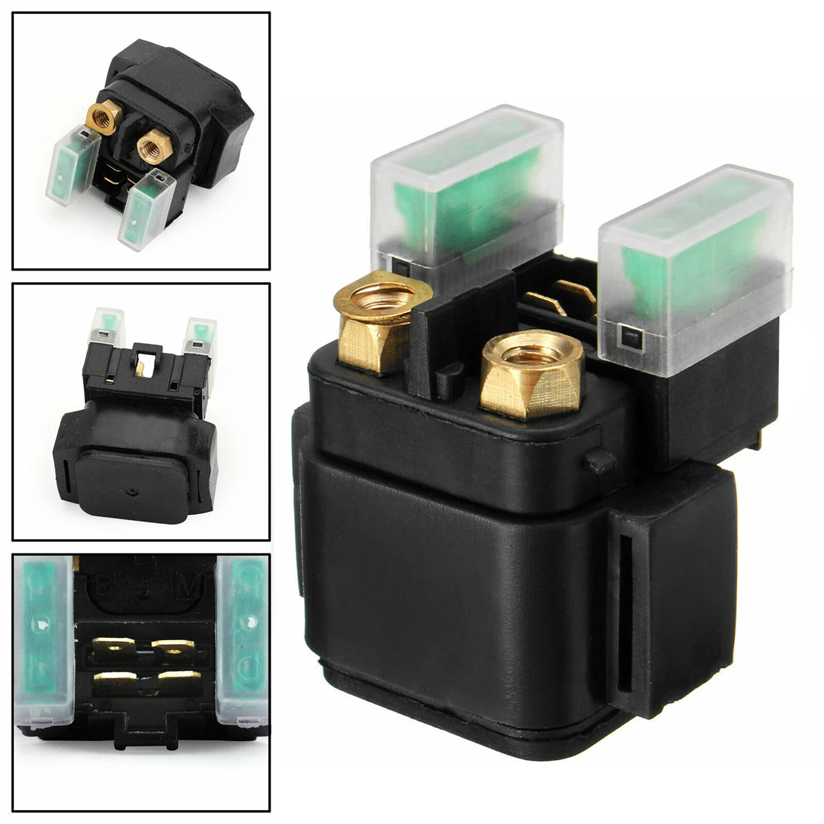 Przekaźnik elektromagnetyczny rozrusznika kompatybilny z Kawasaki Suzuki Yamaha 12V profesjonalny przekaźnik rozrusznika silnika elektromagnetyczny solidny motocykl