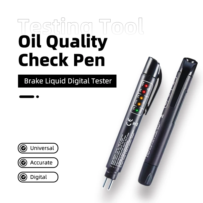 

Точный цифровой тестер качества масла и тормозной жидкости для автомобилей, универсальный прибор для проверки тормозной системы, инструмент для автотестирования