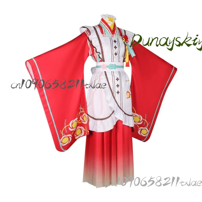 Ensemb lestars anime jogo hanako kaoru empregada legal japonês chinês hanfu feminino masculino cosplay traje antigo quadrinhos dia das bruxas