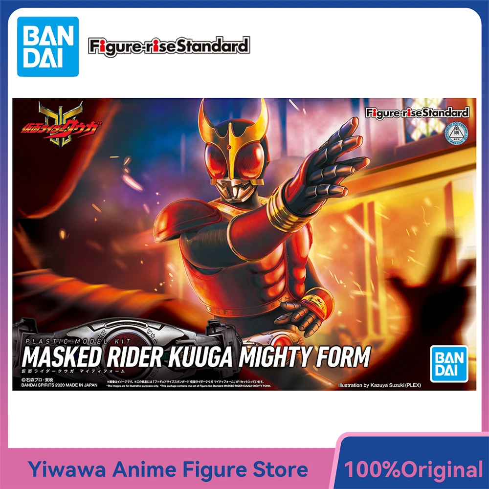 

[In-Stock] Original BANDAI Figure-rise Standard Kamen Rider Kuuga (Mighty Form) 15cm Assembly Anime Action Figure Model Kit Toys