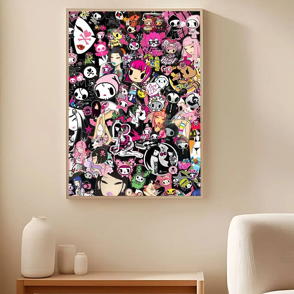 أزياء T-tokidokiS ملصق لا مؤطرة المشارك كرافت نادي بار ورقة خمر ملصق جدار الفن اللوحة غرفة نوم دراسة ملصقات #3