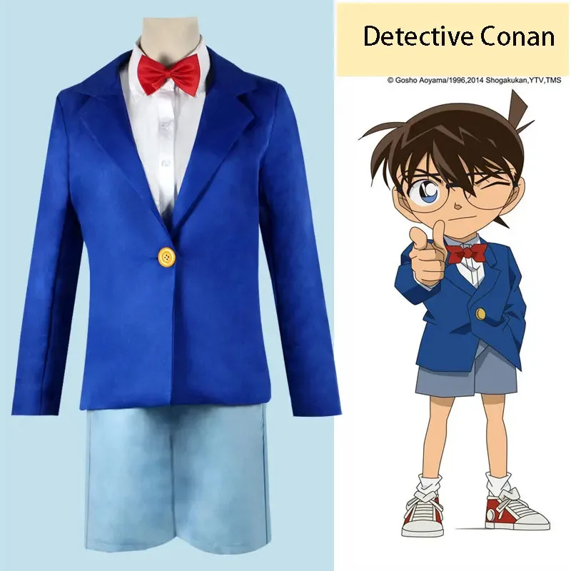 

Detective Conan cosplay costume Kudo Shinichi costume men's school uniform
