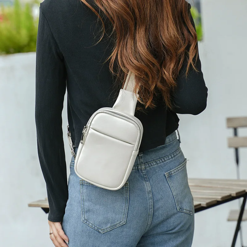 Bolso pequeño de pecho versátil para mujer, bandolera de un hombro, a la moda, novedad de 2023