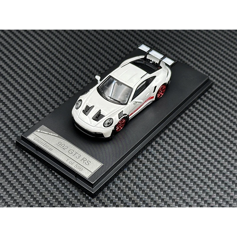 SW 1:64 992 GT3RS Diecast Car Model Collection Miniature Toys Street Weapon