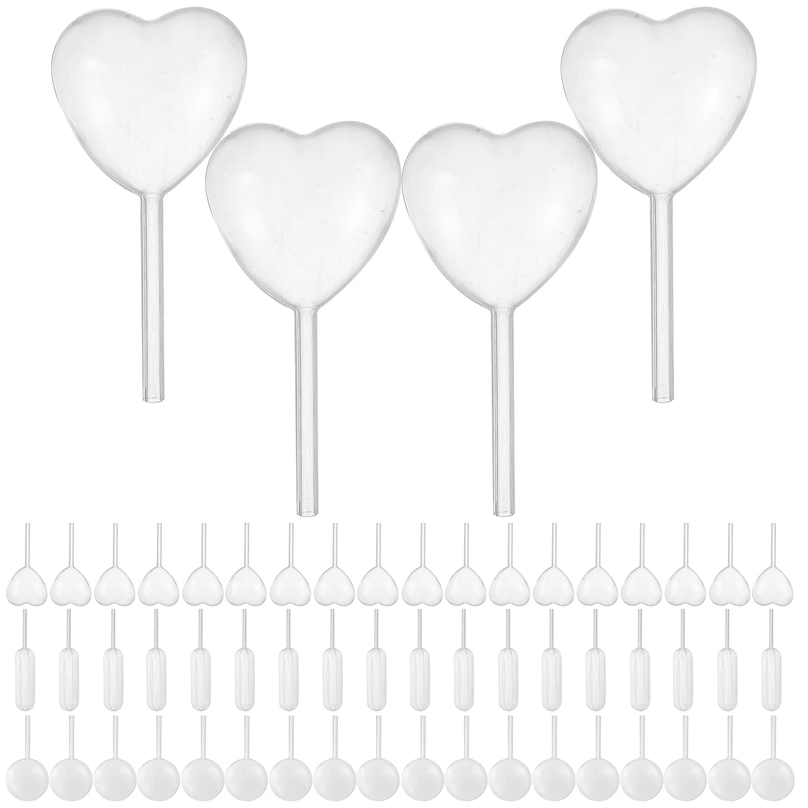 

Liquid Dropper Pipettes Mini Plastic For Cupcakes Chocolate Strawberry Transparent Heart Round Rectangular Shape Portable