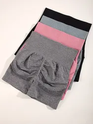 Pantaloncini da Yoga per il sollevamento del culo da donna CHRLEISURE sport senza cuciture Leggings da allenamento Fitness a vita alta da corsa attillati abbigliamento da ciclismo