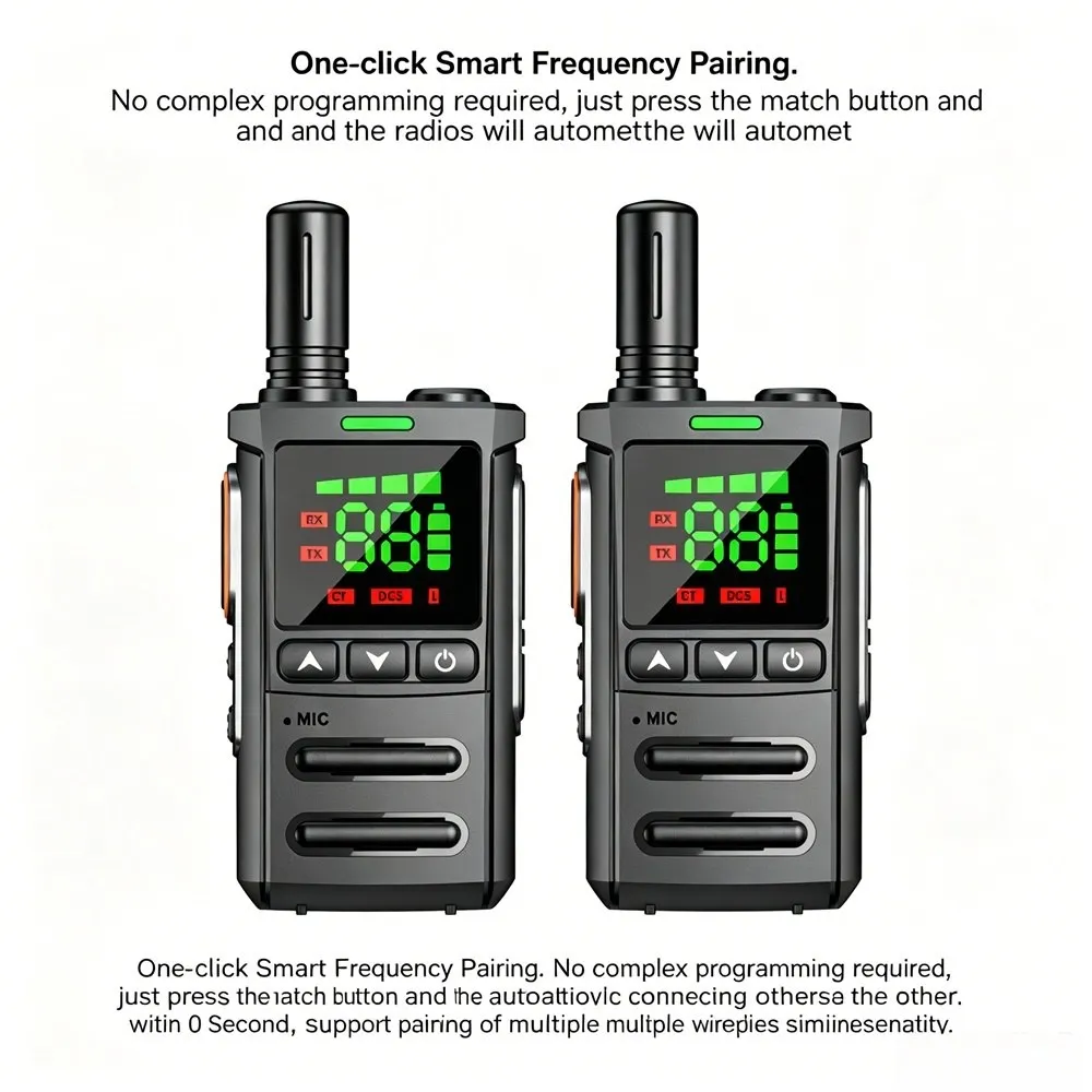 walkie-talkie-portatili-mini-2-pezzi-ricaricabili-a-lungo-raggio-radio-bidirezionali-16-canali-portatili-per-campeggio-escursioni-e-caccia-all'aperto