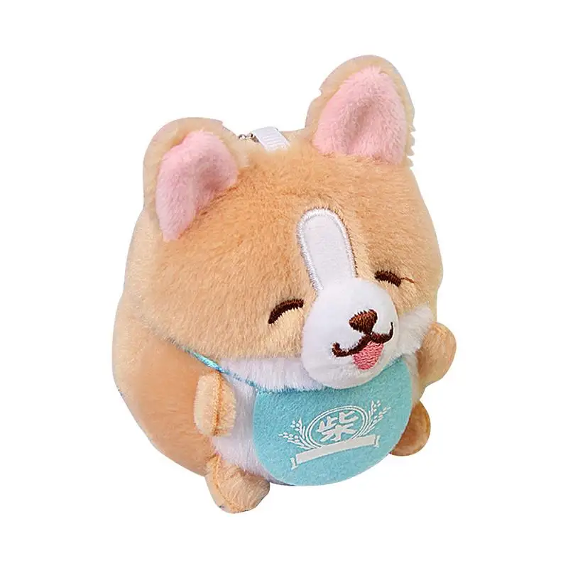 Shiba Inu Charm Adorable Keyring Charm Cartoon Plush Dog Key Chains Shiba Inu Keyring Keychain Pendant For Boys Girls Kids